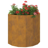 Produktbild för Planteringskärl Rostig 60 x 30 x 50 cm Väderbeständig stål