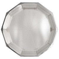 Produktbild för Planteringskärl Silver 90 x 90 x 35 cm Rostfritt stål