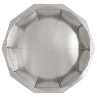 Produktbild för Planteringskärl Silver 60 x 60 x 35 cm Rostfritt stål