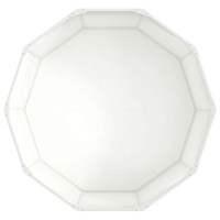 Produktbild för Planteringskärl Vit 120 x 120 x 50 cm Stål