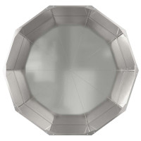 Produktbild för Planteringskärl Silver 120 x 120 x 50 cm Rostfritt stål