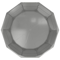 Produktbild för Planteringskärl Silver 90 x 90 x 50 cm Galvaniserat Stål
