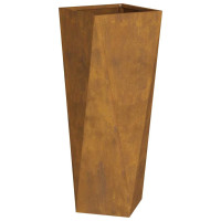 Produktbild för Planteringskärl Rostig 30 x 30 x 75 cm Väderbeständig stål