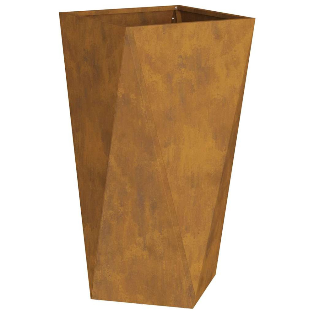 Produktbild för Planteringskärl 2 pcs Rostig 40 x 40 x 75 cm