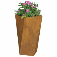 Produktbild för Planteringskärl 2 pcs Rostig 40 x 40 x 75 cm