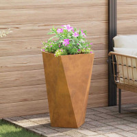Produktbild för Planteringskärl 2 pcs Rostig 40 x 40 x 75 cm