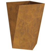 Produktbild för Planteringskärl Rostig 50 x 50 x 75 cm Väderbeständig stål