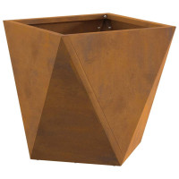 Produktbild för Planteringskärl Rostig 30 x 30 x 30 cm Väderbeständig stål