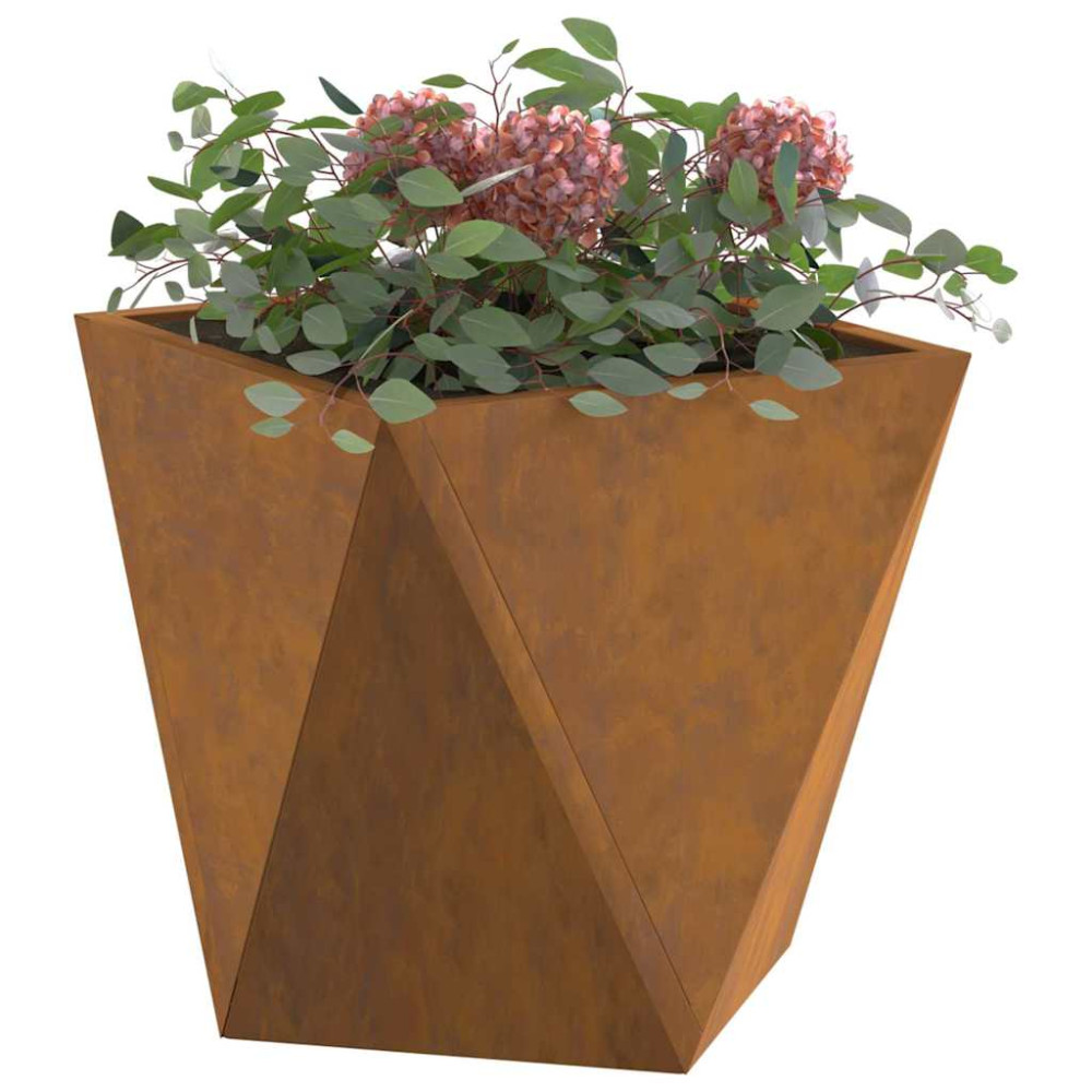 Produktbild för Planteringskärl Rostig 30 x 30 x 30 cm Väderbeständig stål