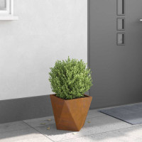 Produktbild för Planteringskärl Rostig 30 x 30 x 30 cm Väderbeständig stål