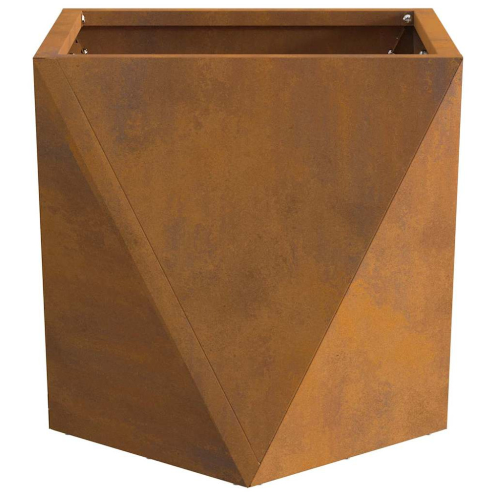 Produktbild för Planteringskärl Rostig 30 x 30 x 30 cm Väderbeständig stål