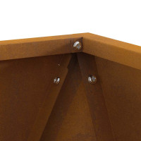 Produktbild för Planteringskärl Rostig 30 x 30 x 30 cm Väderbeständig stål