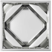 Produktbild för Planteringskärl 2 pcs Silver 40 x 40 x 40 cm Galvaniserat Stål
