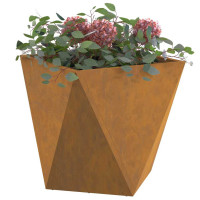 Produktbild för Planteringskärl Rostig 40 x 40 x 40 cm Väderbeständig stål