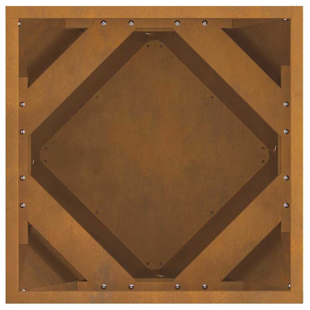 Produktbild för Planteringskärl Rostig 40 x 40 x 40 cm Väderbeständig stål