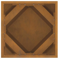 Produktbild för Planteringskärl Rostig 40 x 40 x 40 cm Väderbeständig stål