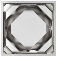 Produktbild för Planteringskärl Silver 50 x 50 x 50 cm Rostfritt stål