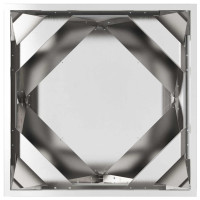 Produktbild för Planteringskärl 2 pcs Silver 50 x 50 x 50 cm Rostfritt stål