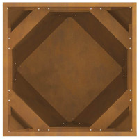 Produktbild för Planteringskärl 2 pcs Rostig 50 x 50 x 50 cm