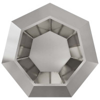 Produktbild för Planteringskärl Silver 100 x 100 x 80 cm Rostfritt stål