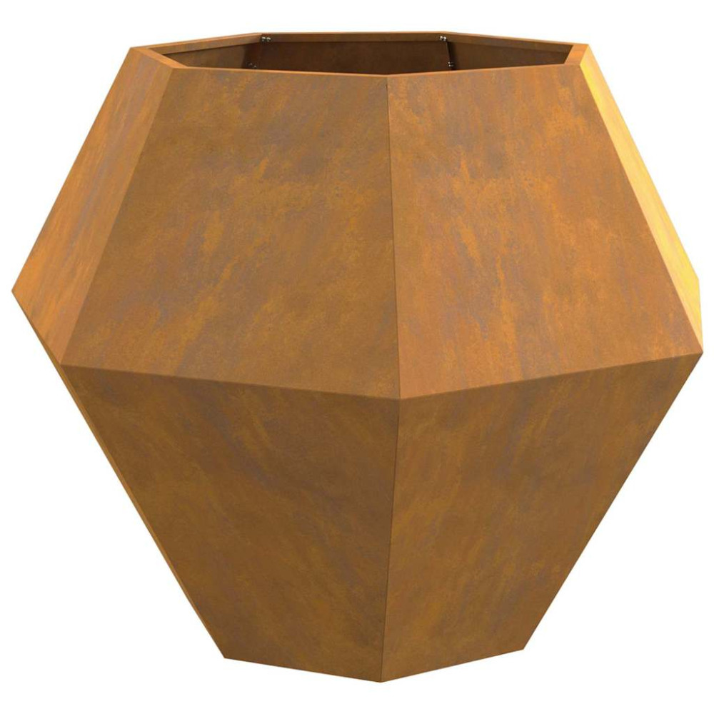 Produktbild för Planteringskärl 2 pcs Rostig 100 x 100 x 80 cm