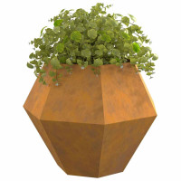 Produktbild för Planteringskärl 2 pcs Rostig 100 x 100 x 80 cm