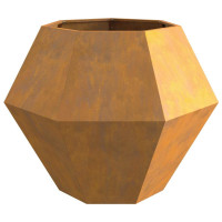 Produktbild för Planteringskärl 2 pcs Rostig 100 x 100 x 80 cm