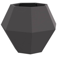Produktbild för Planteringskärl 2 pcs Svart 75 x 75 x 60 cm Stål