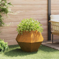 Produktbild för Planteringskärl 2 pcs Rostig 75 x 75 x 60 cm