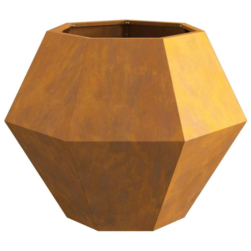 Produktbild för Planteringskärl 2 pcs Rostig 75 x 75 x 60 cm