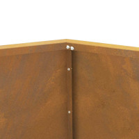 Produktbild för Planteringskärl 2 pcs Rostig 75 x 75 x 60 cm