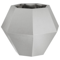 Produktbild för Planteringskärl Silver 50 x 50 x 40 cm Rostfritt stål