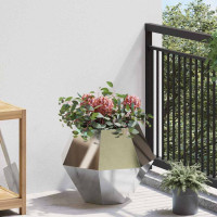 Produktbild för Planteringskärl 2 pcs Silver 50 x 50 x 40 cm Rostfritt stål