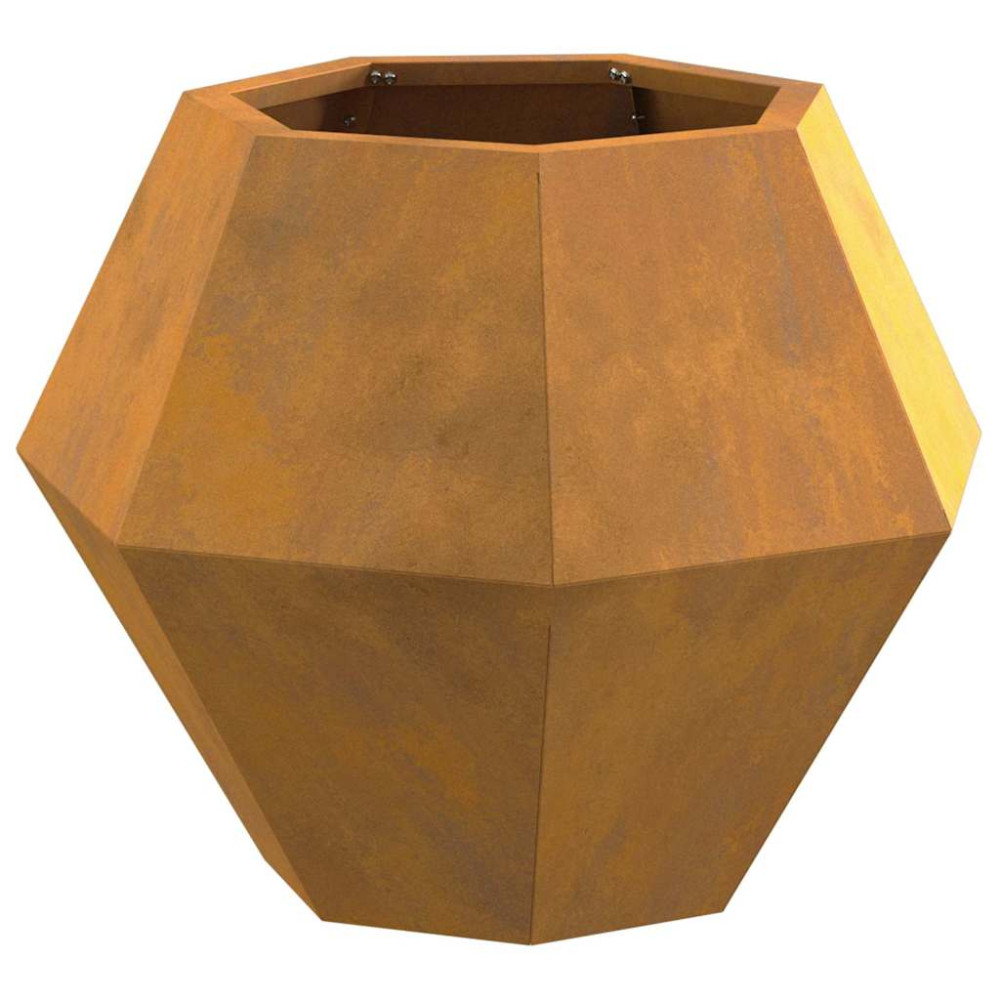 Produktbild för Planteringskärl 2 pcs Rostig 50 x 50 x 40 cm