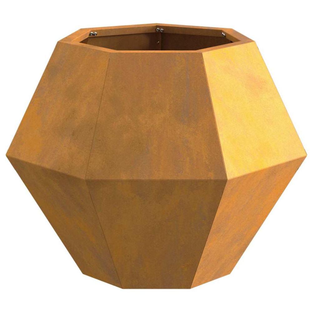 Produktbild för Planteringskärl 2 pcs Rostig 50 x 50 x 40 cm