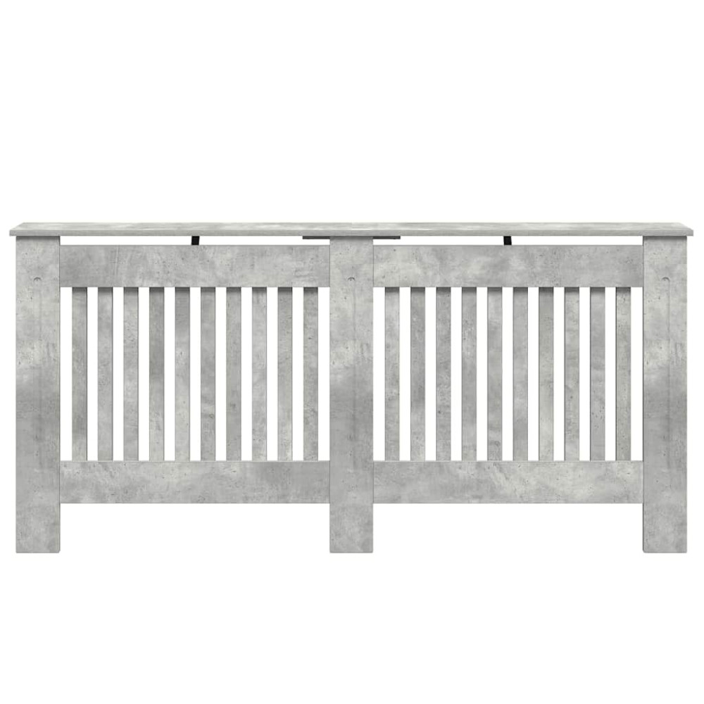 Produktbild för Radiatorlock Betonggrå 172 x 19 x 81,5 cm Konstruerat trä