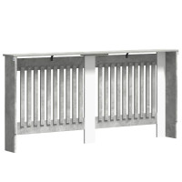 Produktbild för Radiatorlock Betonggrå 172 x 19 x 81,5 cm Konstruerat trä