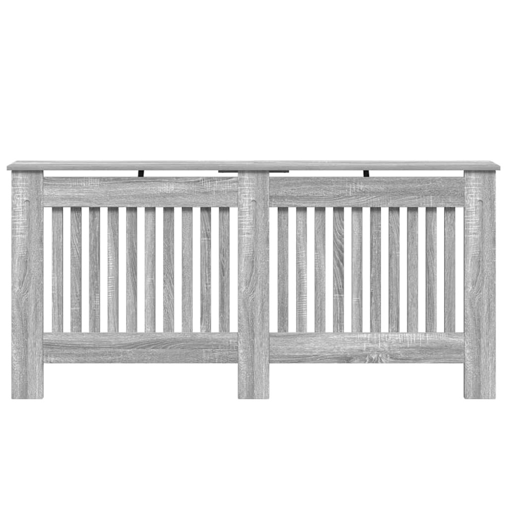 Produktbild för Radiatorlock Grå Sonoma 172 x 19 x 81,5 cm Konstruerat trä