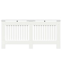 Produktbild för Radiatorlock Högblanka vita 172 x 19 x 81,5 cm Konstruerat trä