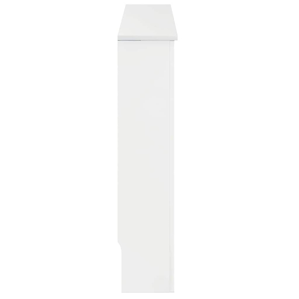 Produktbild för Radiatorlock Högblanka vita 172 x 19 x 81,5 cm Konstruerat trä