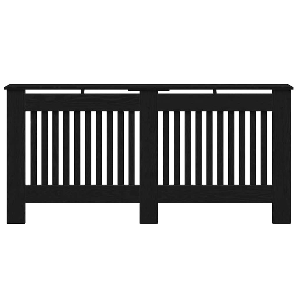 Produktbild för Radiatorlock Svart Ek 172 x 19 x 81,5 cm Konstruerat trä