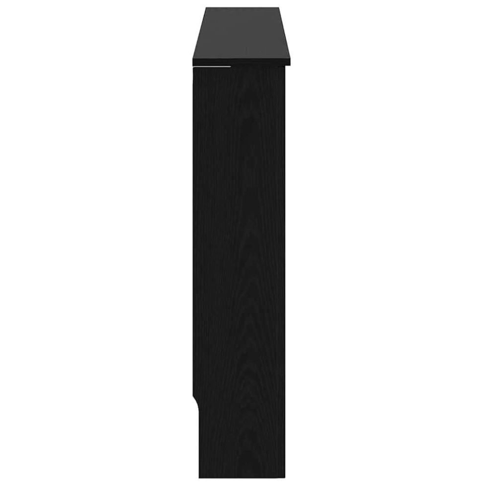 Produktbild för Radiatorlock Svart Ek 172 x 19 x 81,5 cm Konstruerat trä