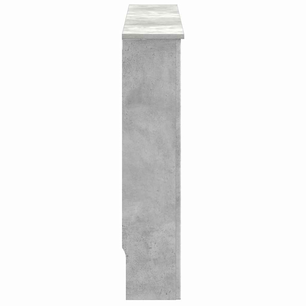 Produktbild för Radiatorlock Betonggrå 152 x 19 x 81,5 cm Konstruerat trä