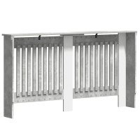 Produktbild för Radiatorlock Betonggrå 152 x 19 x 81,5 cm Konstruerat trä