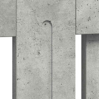 Produktbild för Radiatorlock Betonggrå 152 x 19 x 81,5 cm Konstruerat trä