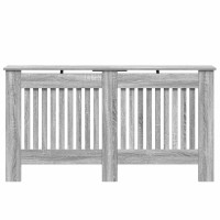 Produktbild för Radiatorlock Grå Sonoma 152 x 19 x 81,5 cm Konstruerat trä