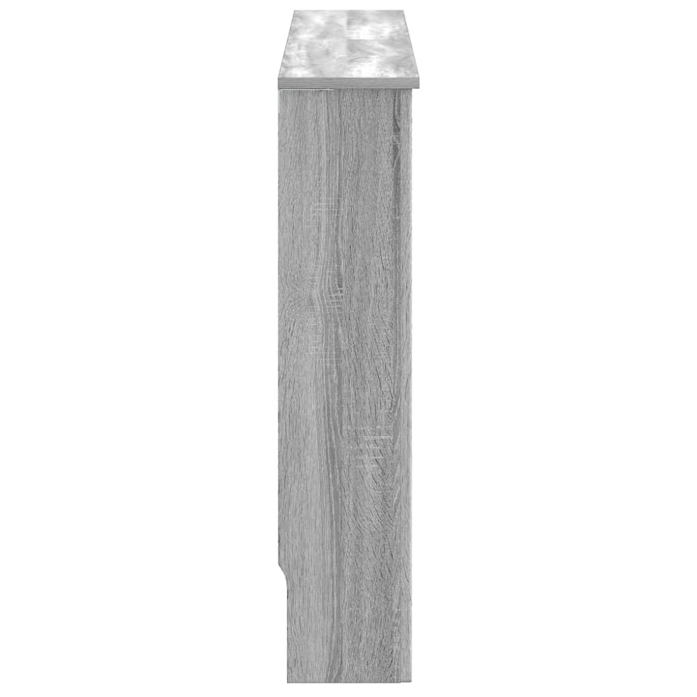 Produktbild för Radiatorlock Grå Sonoma 152 x 19 x 81,5 cm Konstruerat trä