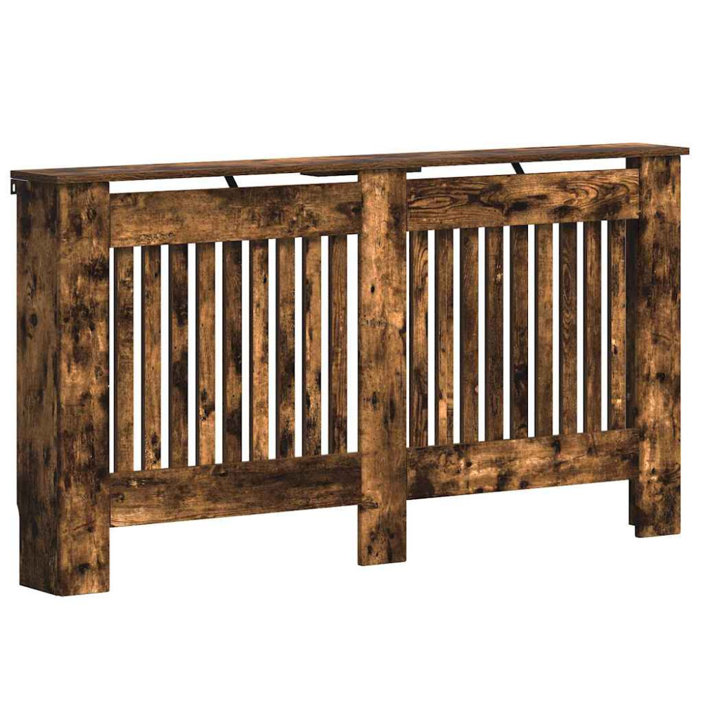 Produktbild för Radiatorlock Rökt ek 152 x 19 x 81,5 cm Konstruerat trä