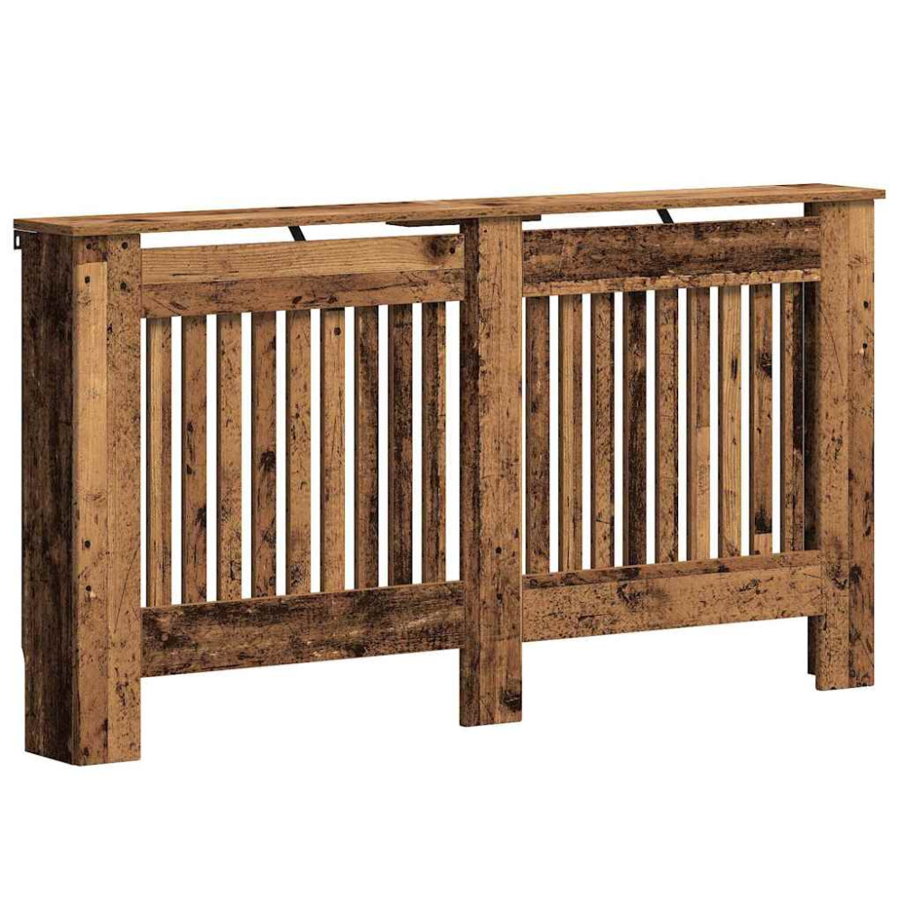 Produktbild för Radiatorlock Gammalt trä 152 x 19 x 81,5 cm Konstruerat trä