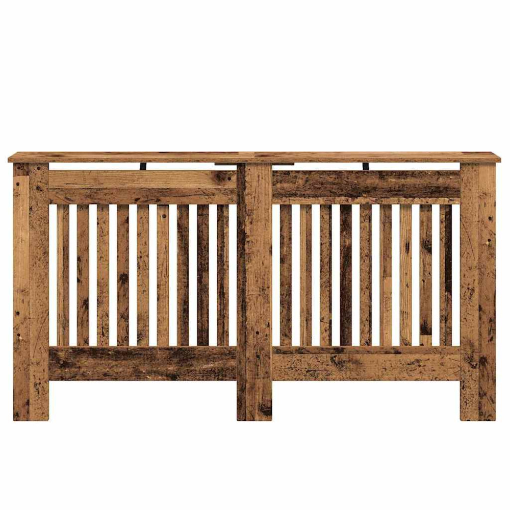 Produktbild för Radiatorlock Gammalt trä 152 x 19 x 81,5 cm Konstruerat trä